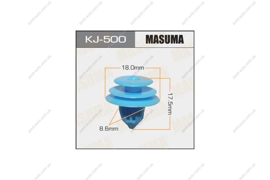 Кліпса (KJ-500) MASUMA KJ500pcs10 (фото 1)