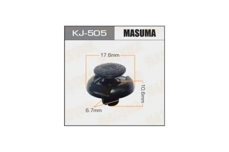 Клипса (кратно 10) (KJ-505) MASUMA KJ505pcs10
