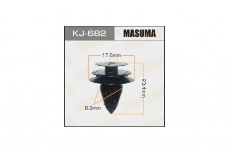 Кліпса (кратно 50) (KJ-682) MASUMA KJ682pcs50