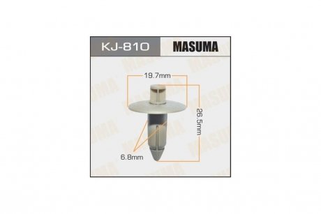 Кліпса (кратно 10) (KJ-810) MASUMA KJ810pcs10