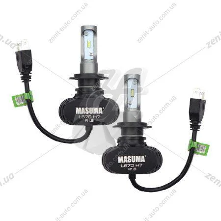Лампа светодиодная H7 6000K 4000Lm PX26d, (к-т 2шт) (L670) MASUMA 'L670 (фото 1)