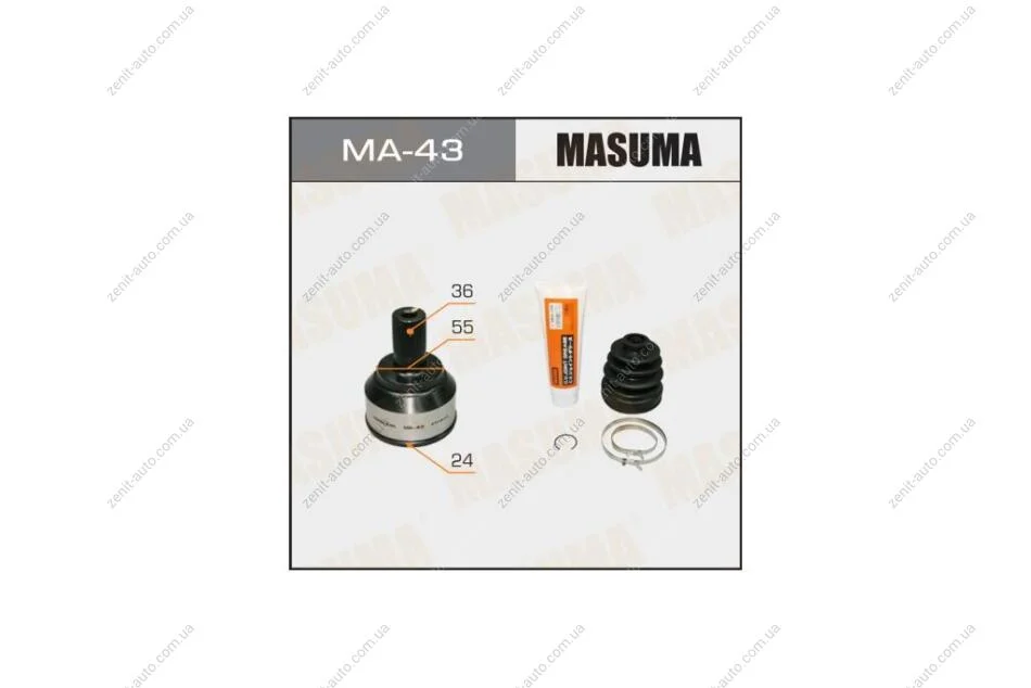 ШРКШ зовнішній Mazda 3 (03-06) (нар:36/вн:24) (MA-43) MASUMA MA43 (фото 1)