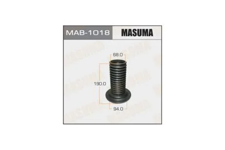 Пильовик амортизатора переднього Toyota Auris (06-12), Corolla (06-12), Prius (09-15), RAV 4 (05-12) (MAB-1018) MASUMA MAB1018