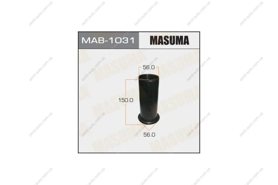 Пыльник амортизатора заднего Mitsubishi Colt (02-12), Lancer (02-08), Outlander (03-09) (MAB-1031) MASUMA MAB1031 (фото 1)