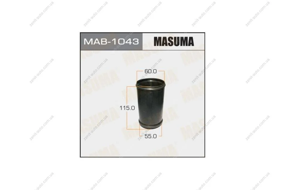 Пыльник амортизатора переднего Mitsubishi Lancer (03-11), Outlander (03-09) (MAB-1043) MASUMA MAB1043 (фото 1)
