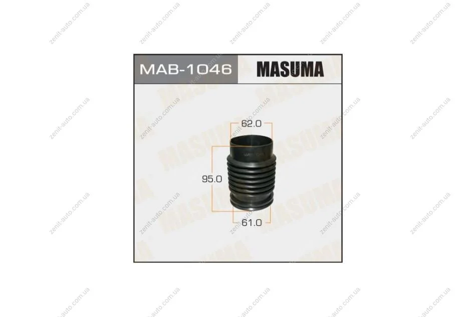 Пыльник амортизатора переднего Mitsubishi Galant (-06) (MAB-1046) MASUMA MAB1046 (фото 1)