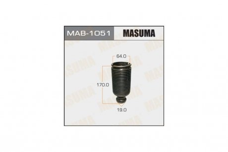 Пильовик амортизатора переднього Toyota Corolla (-02) (MAB-1051) MASUMA MAB1051