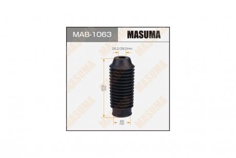 Пильовик амортизатора (MAB-1063) MASUMA 'MAB1063