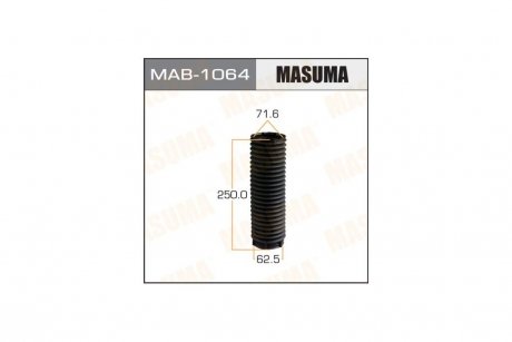 Пильовик амортизатора (MAB-1064) MASUMA 'MAB1064 (фото 1)