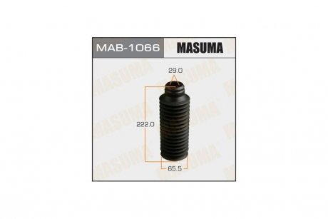 Пильовик амортизатора переднього (пластик) Honda Fit (02-07), Jazz (02-) (MAB-1066) MASUMA MAB1066