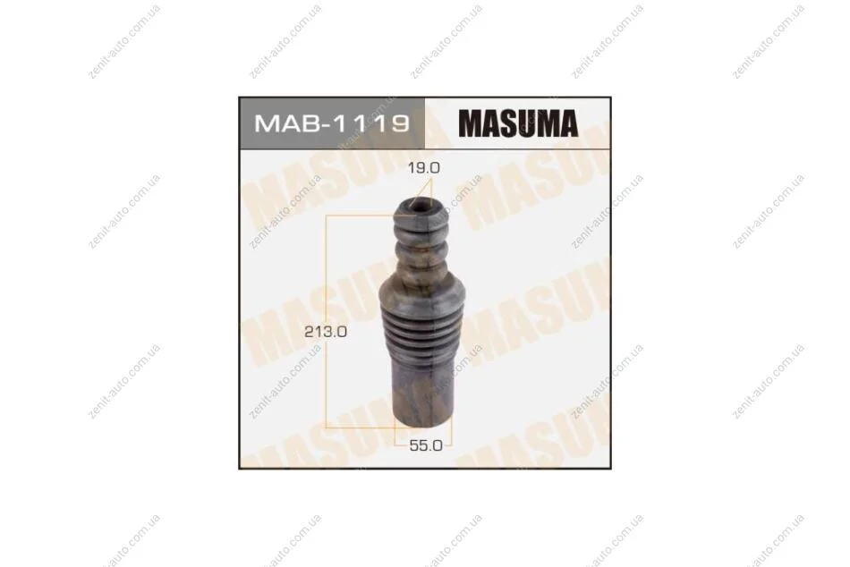 Пильовик амортизатора (MAB-1119) MASUMA MAB1119 (фото 1)
