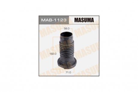 Пильовик амортизатора (MAB-1123) MASUMA MAB1123 (фото 1)