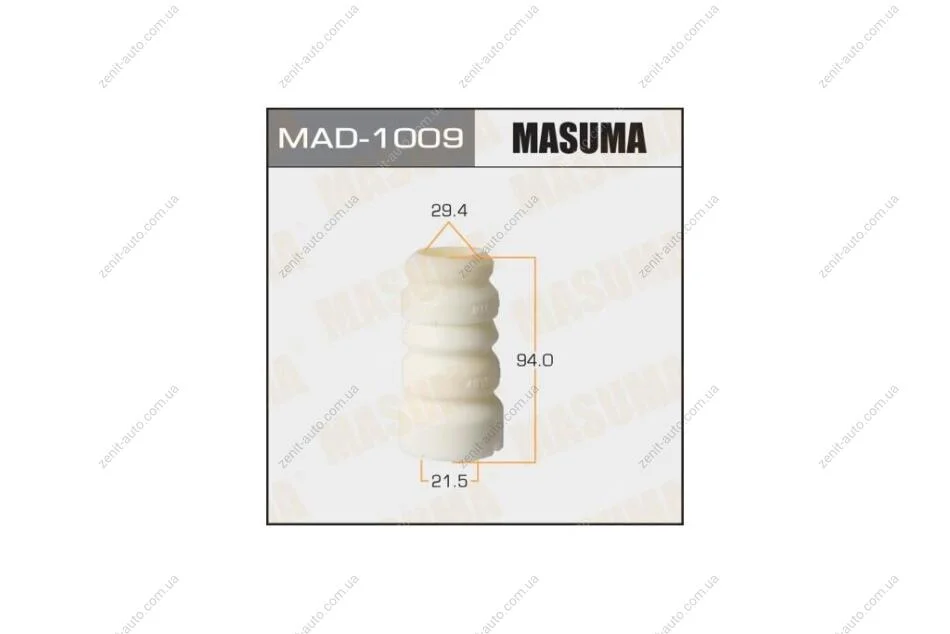 Отбойник 21.5x29.4x94, TOYOTA CAMRY, ES300/ ACV40L, MCV30L (MAD-1009) MASUMA MAD1009 (фото 1)