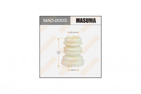 Відбійник амортизатора 29x29.3x73.5TEANA/J31 (MAD-2003) MASUMA MAD2003 (фото 1)