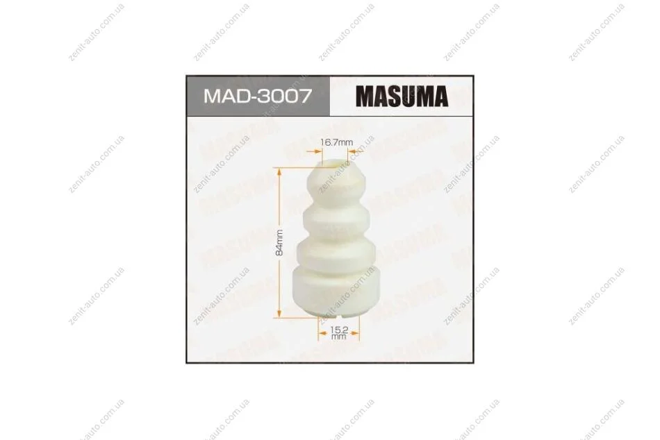 Отбойник 15.2х16.7х84, MITSUBISHI LANCER 2002-2008, OUTLANDER / CU5W (MAD-3007) MASUMA MAD3007 (фото 1)