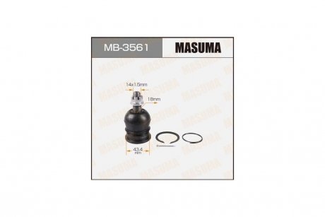 Опора шаровая передн верхн TOYOTA LAND CRUISER PRADO, SEQUOIA ##J9#, ##N18# (MB-3561) MASUMA 'MB-3561