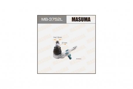 Опора шаровая передн нижн TOYOTA CAMRY, HARRIER/ MCU3#, ACU3#/ LH (MB-3752L) MASUMA 'MB-3752L (фото 1)