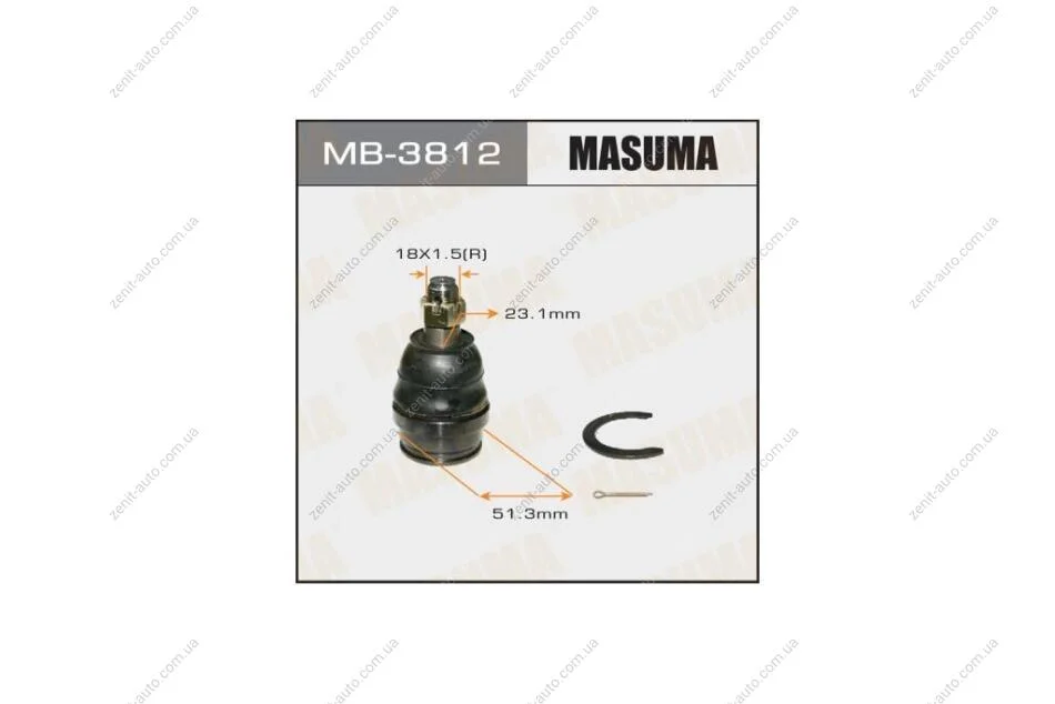 Опора шаровая передн нижн HDJ101, UZJ101 (MB-3812) MASUMA 'MB-3812 (фото 1)