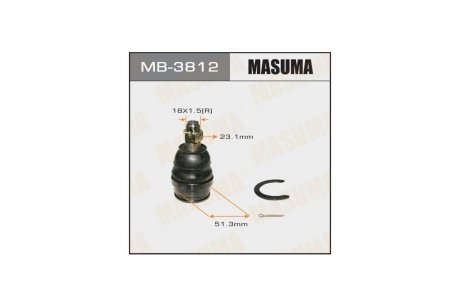 Опора кульова передній нижн HDJ101, UZJ101 (MB-3812) MASUMA 'MB-3812