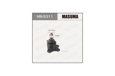 Опора шаровая передн верх ISUZU D-MAX I (TFR, TFS) 02-12, D-MAX I (TFR, TFS) 06-12/OPEL FRONTERA B (98-04) (MB5311) MASUMA 'MB5311