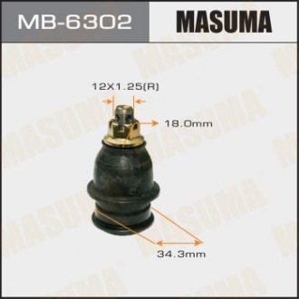 Опора шаровая передняя нижняя LANCER HONDA HR-V MASUMA MB6302 (фото 1)