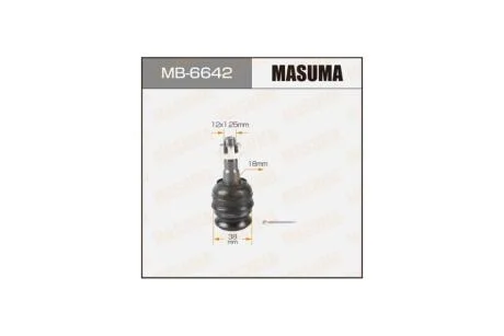 Опора кульова переднього важеля Subaru Forester (02-), Impreza (07-16), Legacy, Outback (03-), XV (11-) (MB-6642) MASUMA MB6642