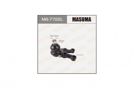 Опора шаровая передняя нижняя левая MITSUBISHI L200 MASUMA MB7722L