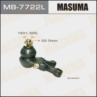 Опора шаровая передняя нижняя левая MITSUBISHI L200 MASUMA MB7722L (фото 1)