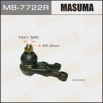 Опора шаровая передн нижн правая MITSUBISHI L200 (MB-7722R) MASUMA MB7722R