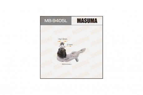 Опора кульова ліва Toyota Avalon, Camry (05-) (MB-9405L) MASUMA MB9405L