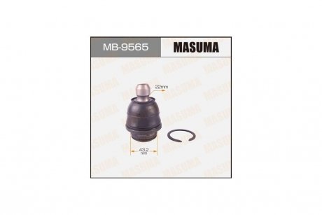 Опора шаровая передн нижн NISSAN PATHFINDER/ R51M (MB-9565) MASUMA MB9565 (фото 1)