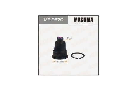 Опора шаровая передн нижн NISSAN ALMERA, LOGAN II 1.6, 1.5 dCi, 1.2 TCe, 1.6 LPG, 1.6 SCe 115 (MB-9570) MASUMA 'MB-9570
