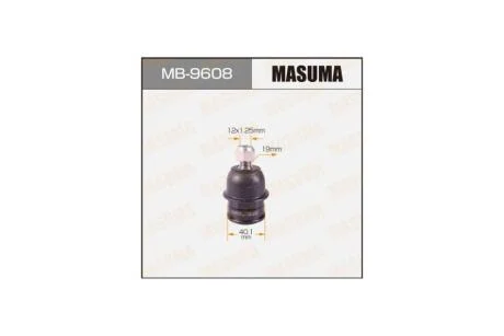Опора шаровая заднего поперечного рычага Mitsubishi Pajero (06-) (MB-9608) MASUMA MB9608