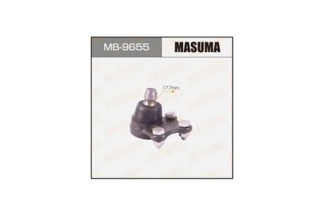Опора шаровая передн нижн FORD FIESTA V (JH_, JD_) 01-14, FUSION (JU_) 02-12/MAZDA 2 (DY) 03-07 (MB9655) MASUMA 'MB9655