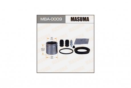 Ремкомплект суппорта с поршнем d-54 254919 передний MASUMA MBA0009