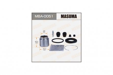 Ремкомплект супорту (MBA-0051) MASUMA MBA0051 (фото 1)