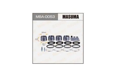 Ремкомплект супорту передня 245922 (MBA0053) MASUMA 'MBA0053