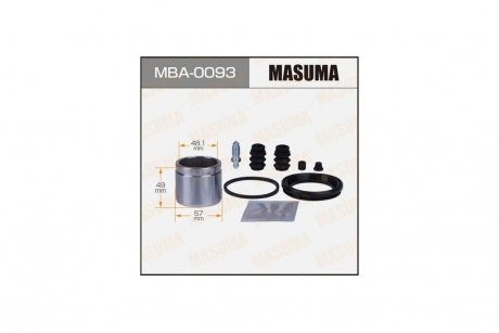Ремкомплект суппорта с поршнем d-57 257971 передний MASUMA MBA0093