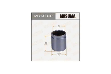 Поршень суппорта тормозного (D-42.9) Mitsubishi L200 (01-08)/Subaru Forester, Impreza, Legacy (01-), Tribeca (06-14) (MBC-0002) MASUMA MBC0002