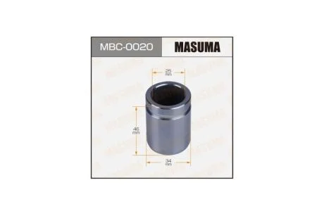 Поршень суппорта тормозного заднего (D-34mm) Hyundai Sonata, Tucson/ Kia Magentis, Sportage (-10) (MBC-0020) MASUMA MBC0020