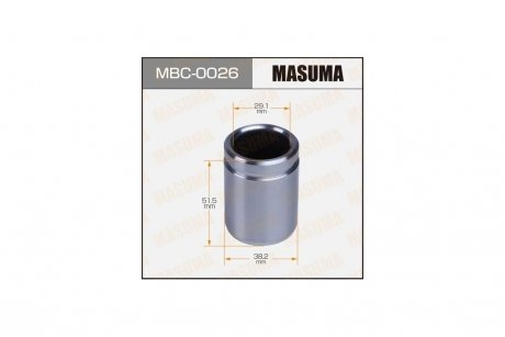 Поршень супорта (MBC-0026) MASUMA MBC0026 (фото 1)