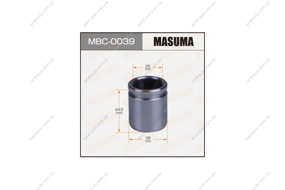 Поршень суппорта d-38 P384401 задн TOYOTA CAMRY (MBC-0039) MASUMA 'MBC0039 (фото 1)