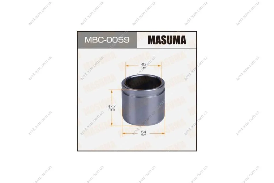 Поршень супорта передня P544703 (MBC0059) MASUMA 'MBC0059 (фото 1)