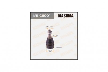 Опора шаровая (MB-C8001) MASUMA MBC8001 (фото 1)