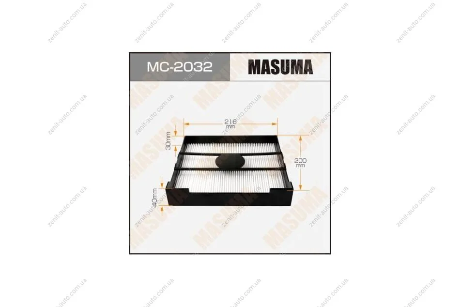 Фильтр салона LEXUS RC (14-19), LEXUS GS (13-18), LEXUS IS III, NISSAN MURANO II (08-14) (MC-2032) MASUMA MC2032 (фото 1)