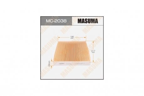 Фильтр салона (MC-2038) MASUMA MC2038