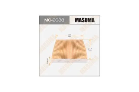 Фильтр салона (MC-2038) MASUMA MC2038