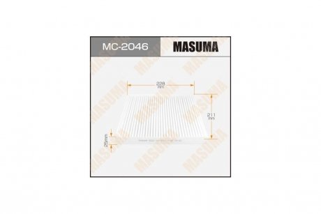Фільтр салону AC401J (MC-2046) MASUMA MC2046