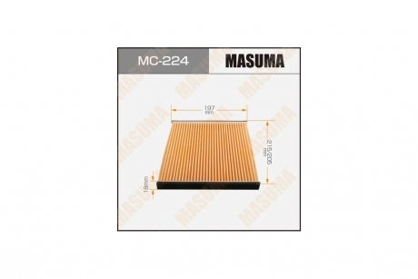Фильтр салона (MC-224) MASUMA MC224 (фото 1)