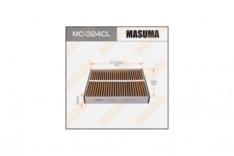 Фільтр салону AC-201 вугільний (MC-324CL) MASUMA MC324CL